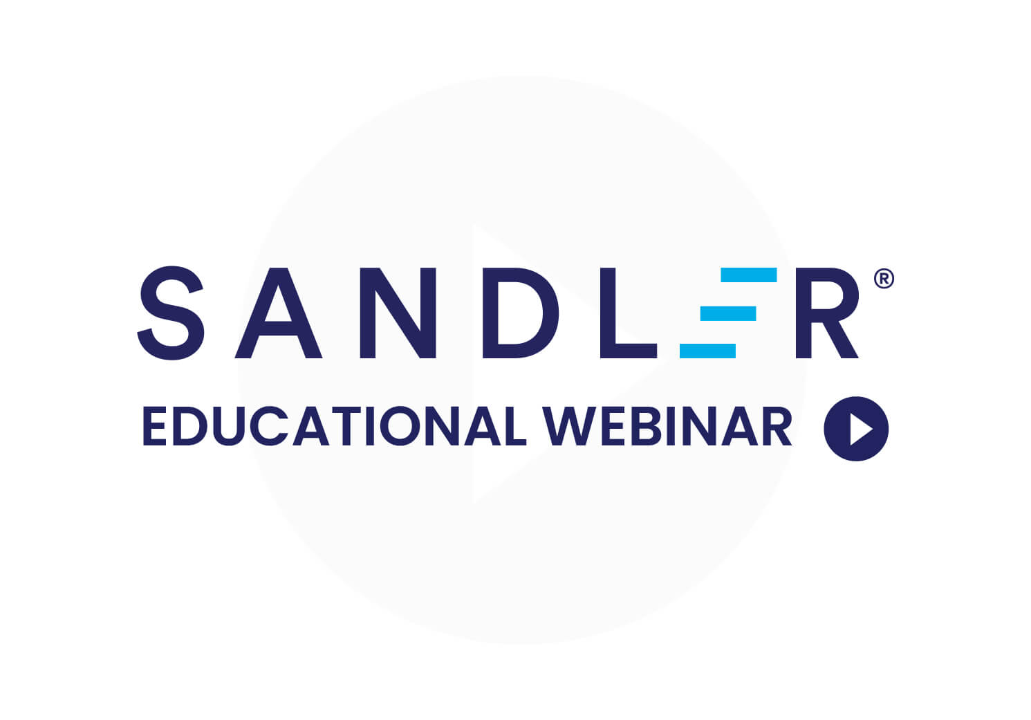 Image for a Sandler educational webinar